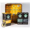 Image 1 : BOX OF 22 ASSORTED STARBUCKS  COFFEE SINGLES