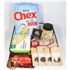 Image 1 : HULLED MILLET FLAKED BARLEY BOX OF RICE CHEX MORE