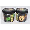 Image 1 : LOT OF 2 LAZIZ SHISHA 250G GRAPE MINT FLAVOUR