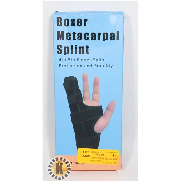 BOXER METACARPAL SPLINT 4TH 5TH FINGER SPLINT
