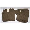 Image 1 : LOT OF 2 MENS OLIVE GREEN LONG SLEEVE JERSEYS