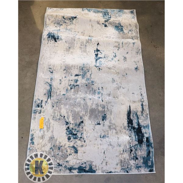 ALLURE SUNSHINE RUG BLUE 2' X 8'' 4' X 8''