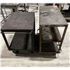 Image 2 : Lot of (2) Rolling Carts
