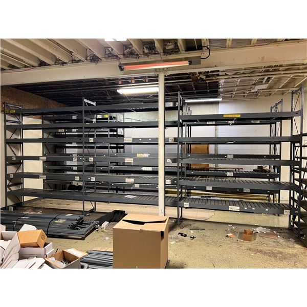 3 Sections EQUIPTO Shelving - 9' 8