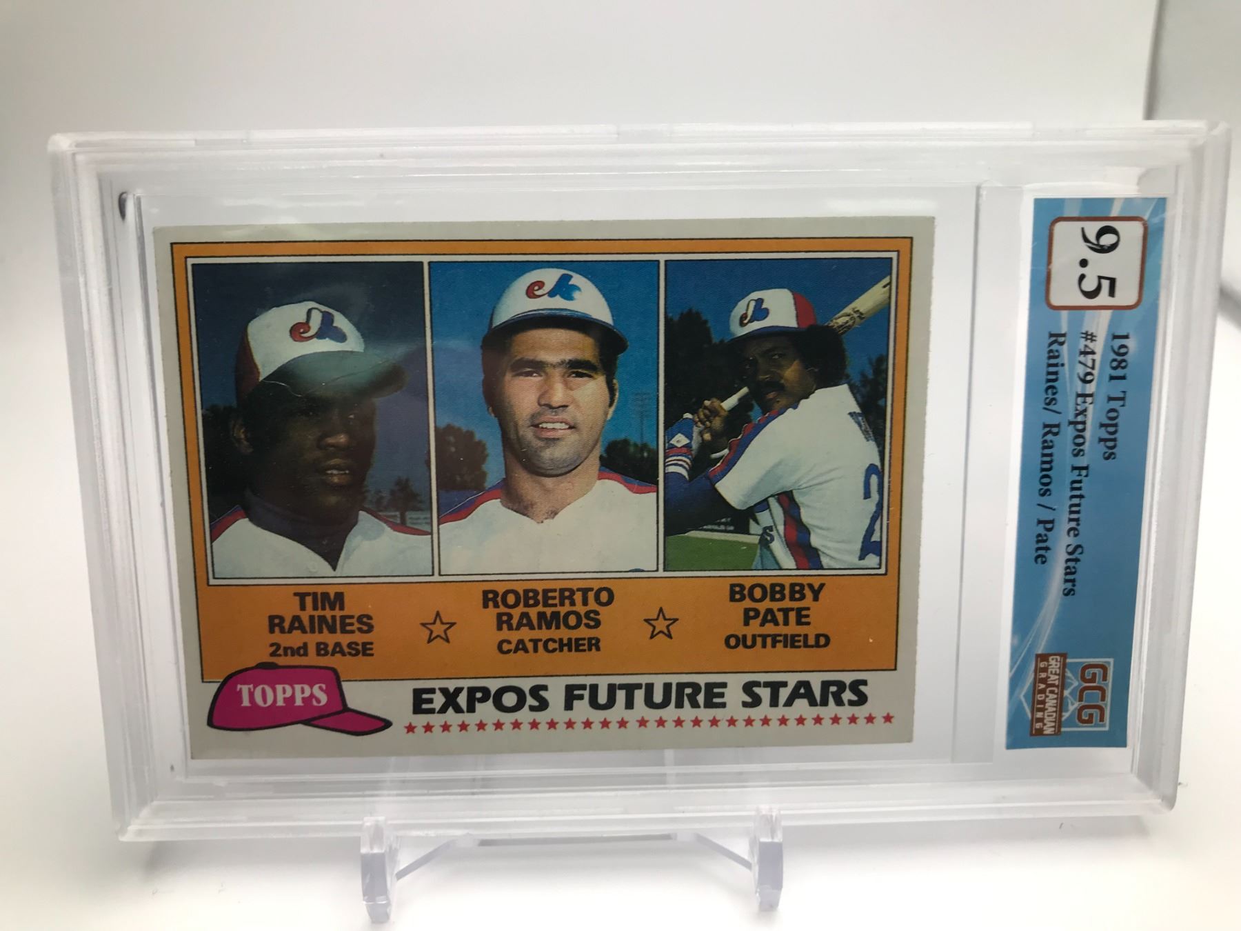 TIM RAINES 1981 ROOKIE CARD