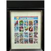 Image 1 : MARVEL COMICS FRAMED UNCUT STAMP SHEET