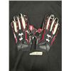 Image 1 : PATRICK PETERSON DUAL SIGNED GAME USED FOOTBALL GLOVES (PHOTO MATCHED WITH COA)