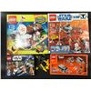 Image 1 : LOT OF 4 LEGO BOXES STAR WARS AND SPONGEBOB SQUAREPANTS SEALED