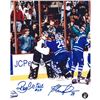 Image 1 : RON HEXTALL AND FELIX POTVIN SIGNED 8 X 10 (FROZEN POND COA)