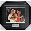 Image 1 : CHRISTOPHER LLOYD AND MICHAEL J FOX SIGNED AND FRAMED BACK TO THE FUTURE 11 X 14