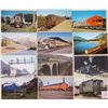 Image 1 : Train - Railroad - Transportation Approx. 500 Cards.