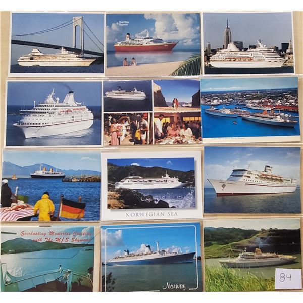 Ships - Ocean Liners - Transportation Approx. 300 Cards