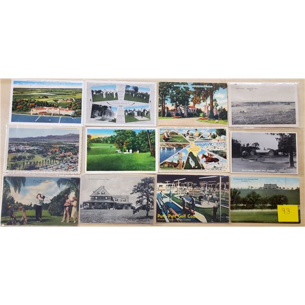 Sports Golf Postcards 225+