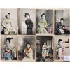Image 2 : Japan - Geisha - Many Handcolored Album 60+ Cards