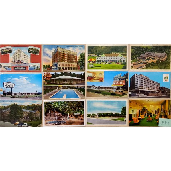 Tennessee Roadside - Motels, Restaurants 50+ Cards