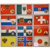 Image 2 : International Flags with Women 25 Postcards