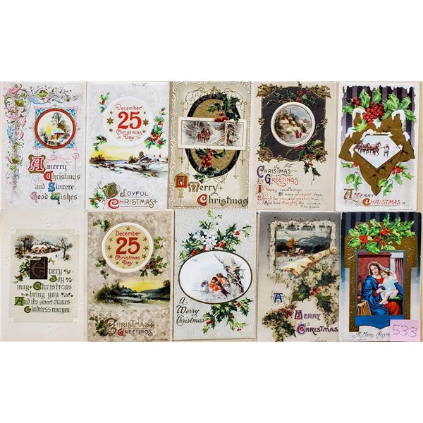 Winsch Christmas Holiday Greeting Postcards 95+