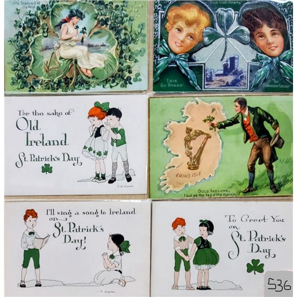 St. Patricks Day Holiday Greeting Postcards 60+