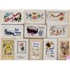 Image 2 : Novelty - Woven In Silk 35 Postcards