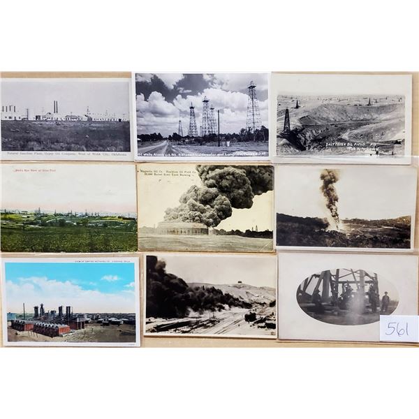 Oil Mining & Related 17 Postcards