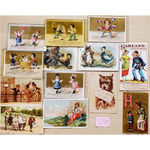 Trade Card Ephemera Lot 320+ Cards