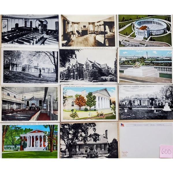 Virginia Approx. 500 Postcards