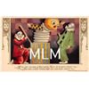 Image 1 : 2 Winsch Halloween with Clowns, Witchs & Ghosts Postcards
