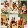 Image 1 : Children & Teddy Bears Greeting Postcard Set of 6