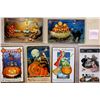 Image 2 : Halloween Holiday Greeting 12 Postcards
