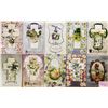 Image 1 : Novelty Winsch Silk Holiday Greeting Postcards 40+