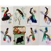 Image 1 : Novelty Feather Attachments on Postcards 10 Diff.