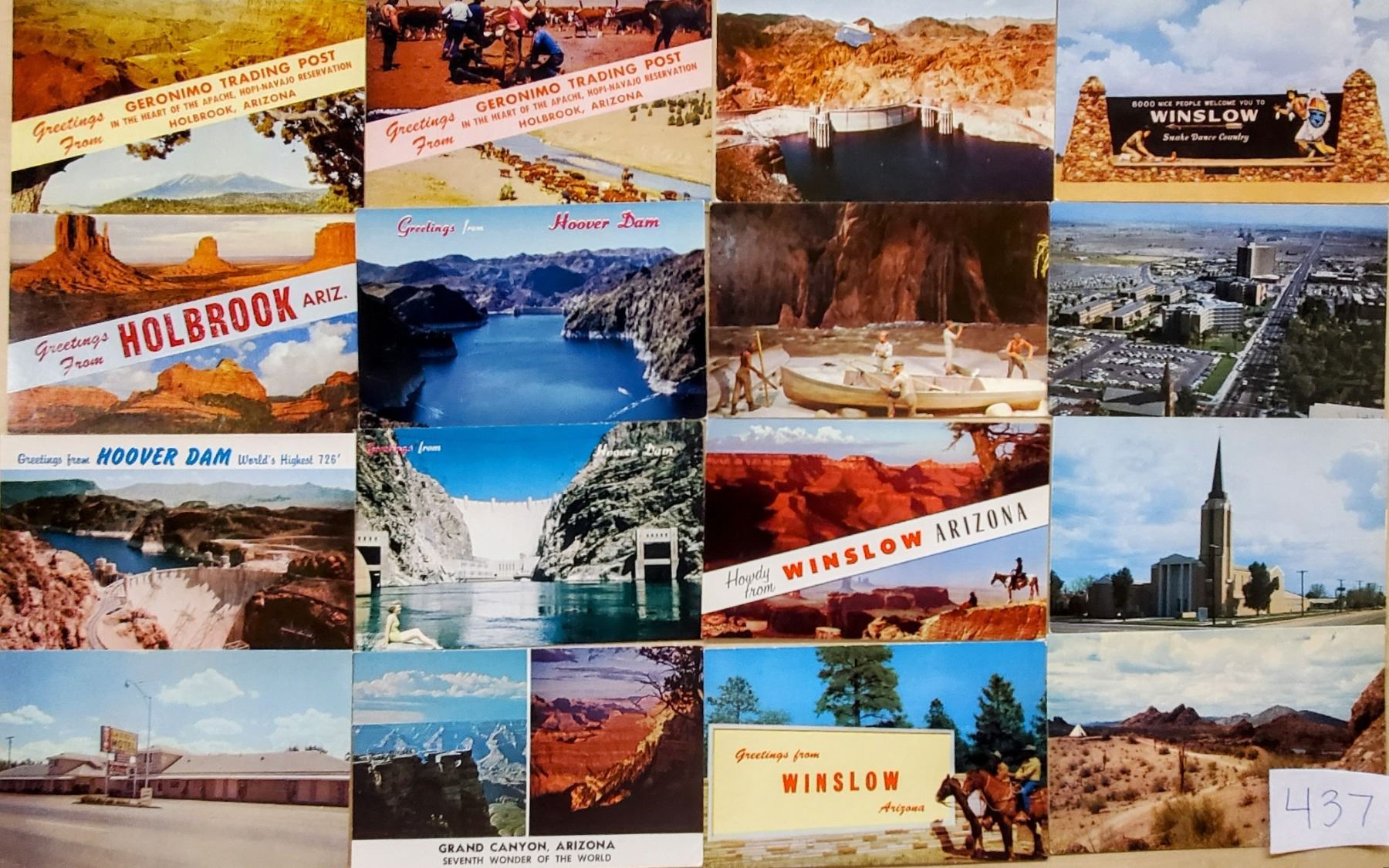 Arizona Box Approx. 700 Postcards
