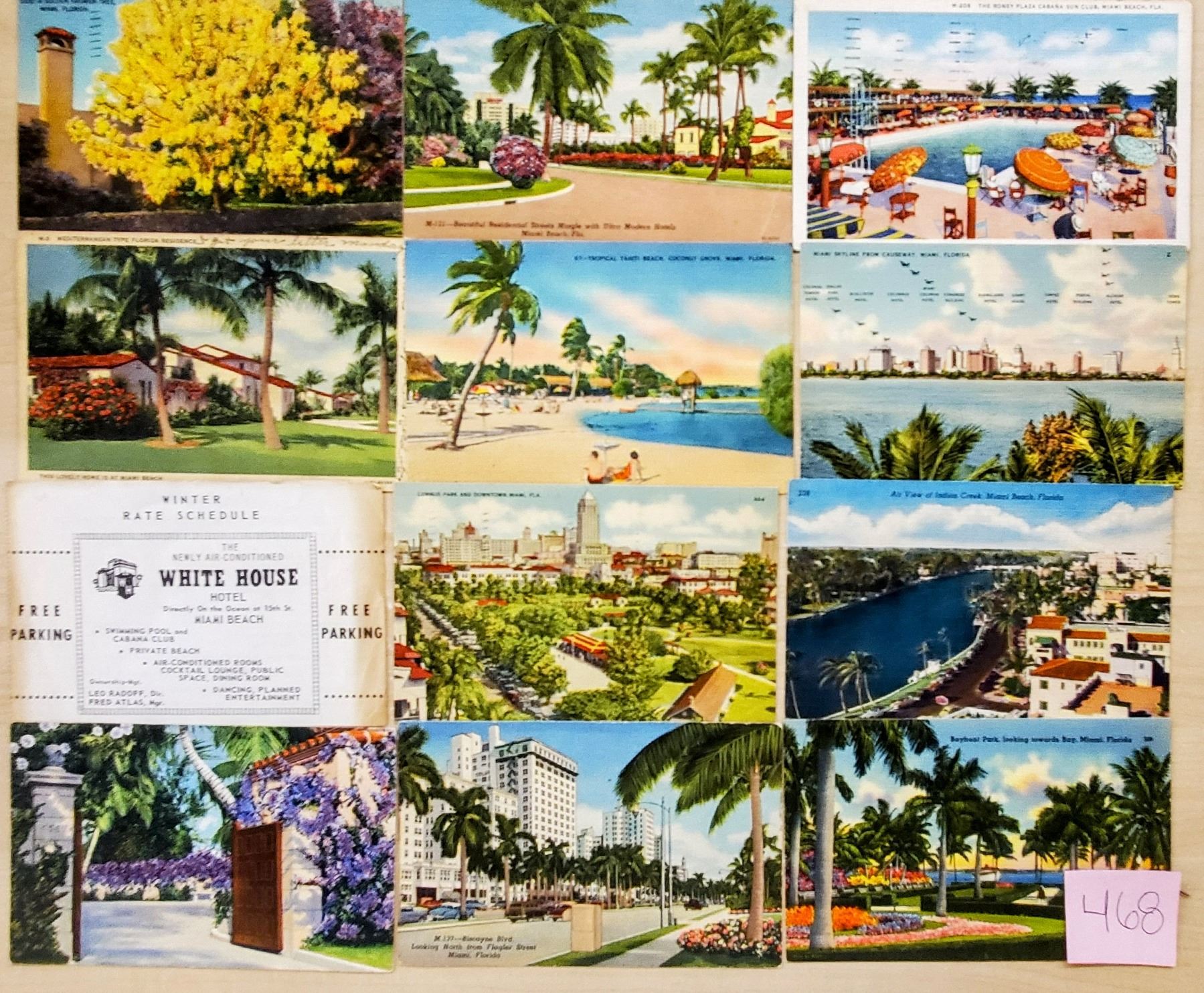 Miami Postcard Example Miami, Florida 400+ Postcards