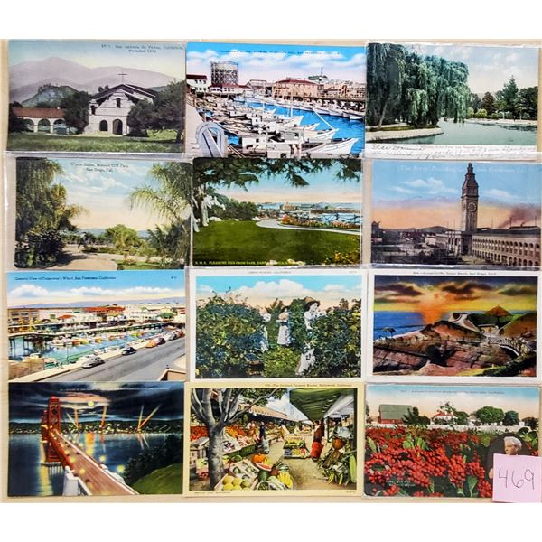 California 550+ Postcards