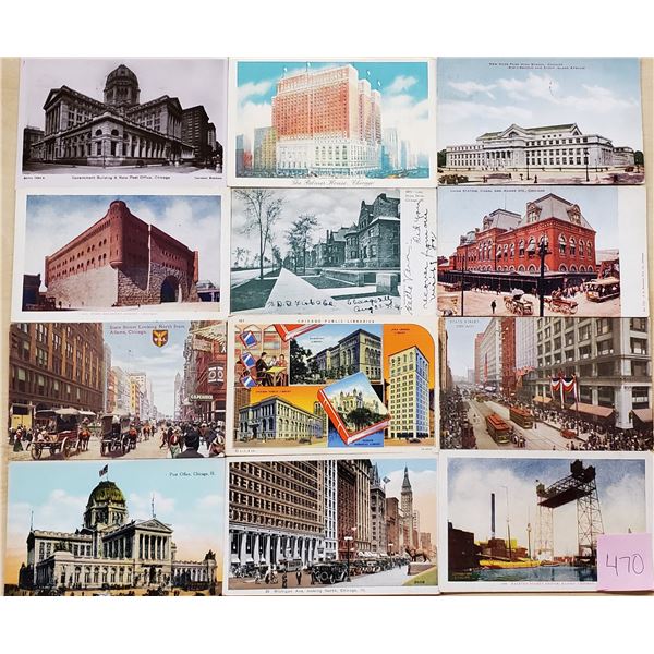 Chicago, Illinois Approx. 275 Postcards