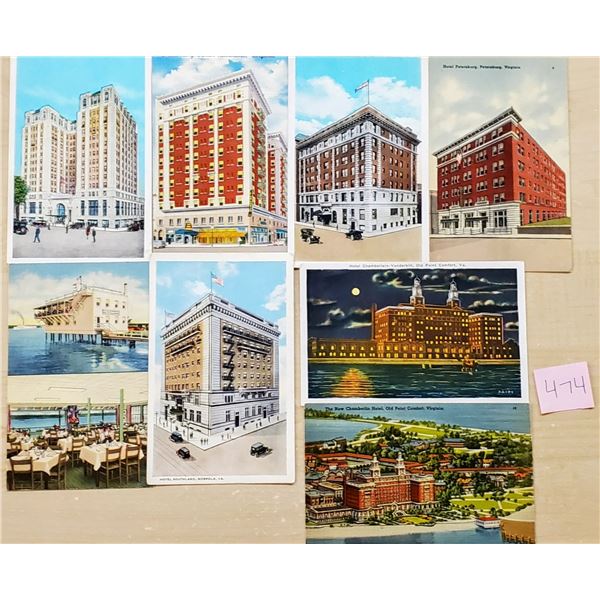 Virginia Hotels - Motels 120 Postcards