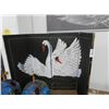 Image 1 : Bird Motif 4 Panel Screen
