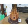 Image 2 : Stained Leaded Glass Disneyland Table Lamp - Have Repairs See Photos