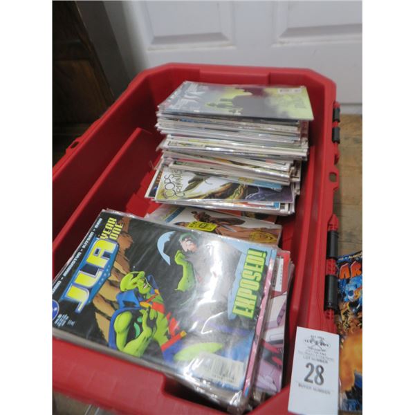 Bin of Asst. Vintage Comic Books