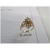 Image 3 : 14K YG Diamond Ring w/21 Round Diamonds 4.0g - Replacement Value $2,450.00