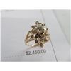 Image 4 : 14K YG Diamond Ring w/21 Round Diamonds 4.0g - Replacement Value $2,450.00
