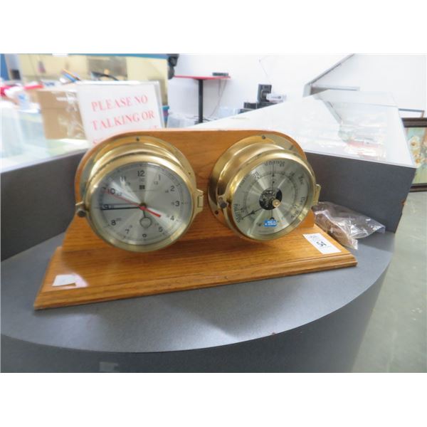 Brass Nautical Barometer