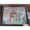 Image 1 : Framed Autographed Football Player Photo w/COA