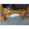 Image 1 : Recollections Tiger Oak 3 Drawer Curvey Writing Desk