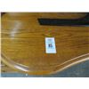 Image 2 : Recollections Tiger Oak 3 Drawer Curvey Writing Desk
