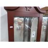 Image 2 : Mahogany Lighted Full Vision Slim Curio Cabinet