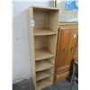 Image 1 : Blonde Wood 5 Shelf Cabinet