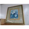 Image 1 : Gold Framed Floral Print - 40" x 45"