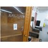 Image 2 : Oak 4 Shelf Corner Cabinet