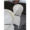 Image 2 : White Wicker Chairs (2)